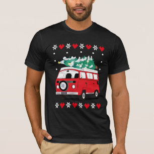 Camiseta carro de natal descolado