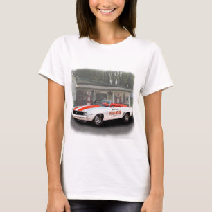 Camiseta Carro de Raça Chevy Camaro, 1969