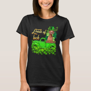 Camiseta Carro De Sorte, Vizsla Rua Dia De Patrick