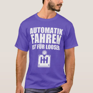 Camiseta carro de transmissão manual automática stick drive