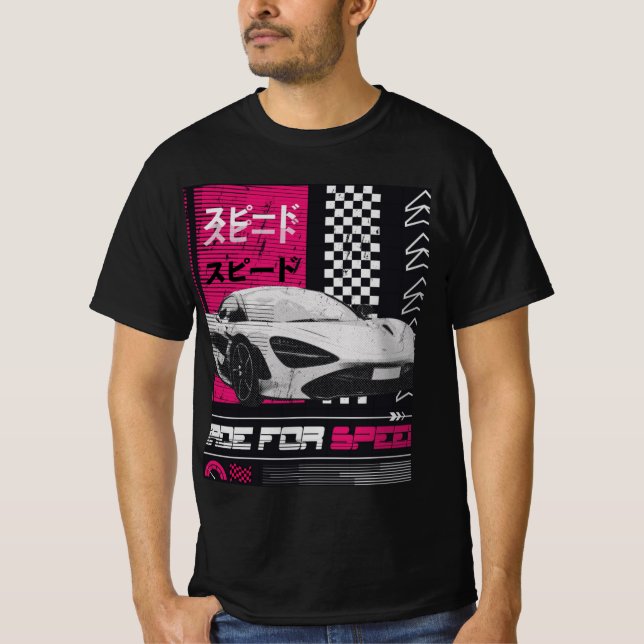 Camiseta Carro de velocidade (Frente)