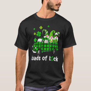 Camiseta Carro De Xadrez De Sorte Gnomo De Rua De Shamrock 