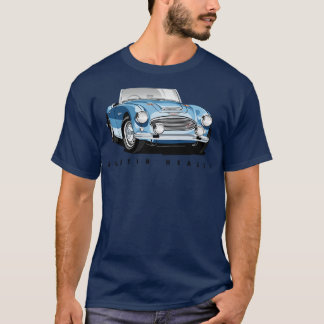 Camiseta Carro desportivo clássico britânico Austin Healey 