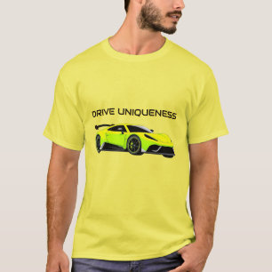 Camiseta Carro desportivo com Design elegante e estética mo