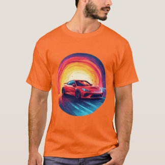 Camiseta Carro desportivo vibrante