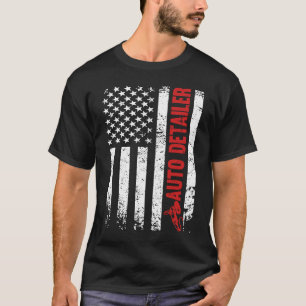 Camiseta Carro detalhador do sinalizador de autodetalhament
