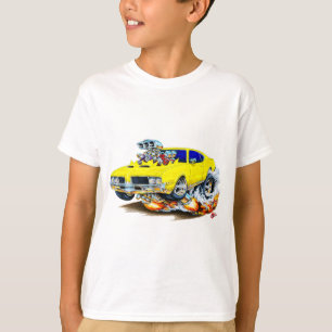 Camiseta Carro do amarelo do cutelo de 1969 velhos