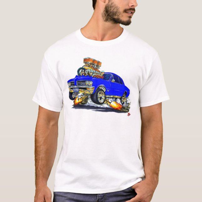 Camiseta Carro do azul de 1964 GTO (Frente)