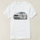 Camiseta Carro do branco do RT do carregador de Dodge (Frente do Design)
