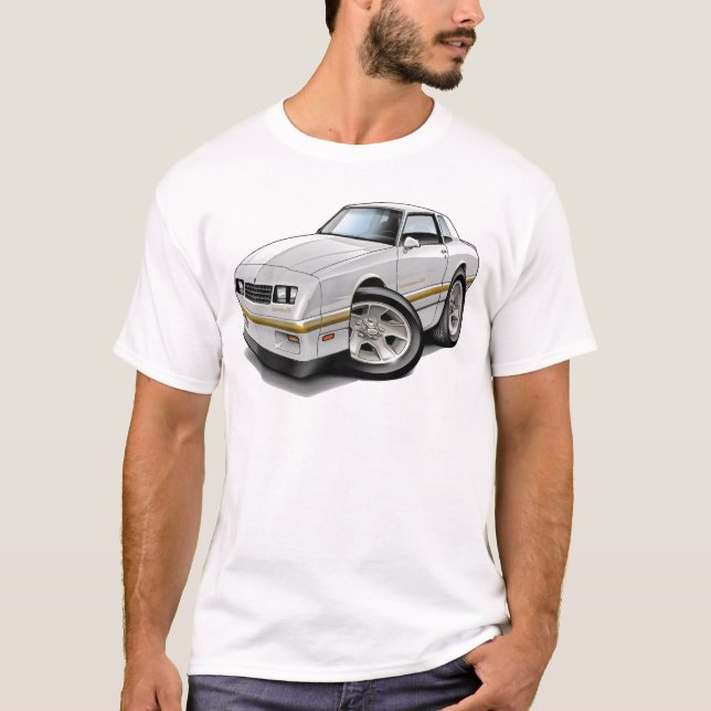 Camiseta Carro do Branco-Ouro de Monte 1983-88 - de Carlo (Frente)