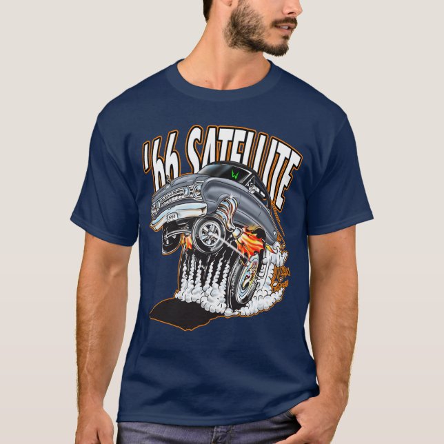 Camiseta Carro do músculo de 1966 satélites (Frente)