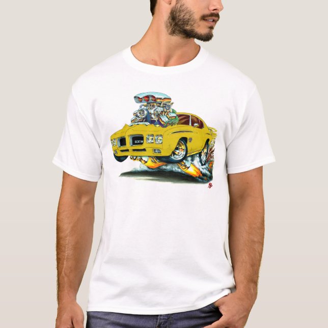 Camiseta Carro do ouro do juiz de 1970 GTO (Frente)