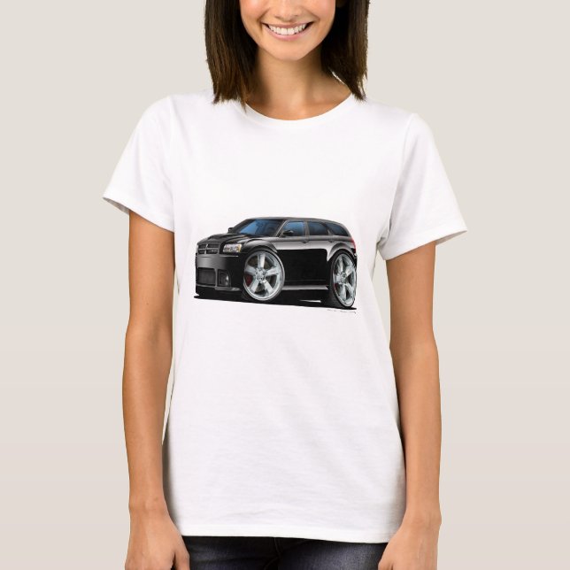 Camiseta Carro do preto do magnum de Dodge (Frente)