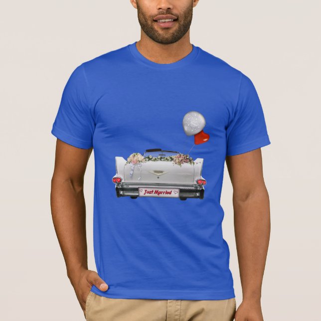 Camiseta Carro do recem casados Oldtimer (Frente)