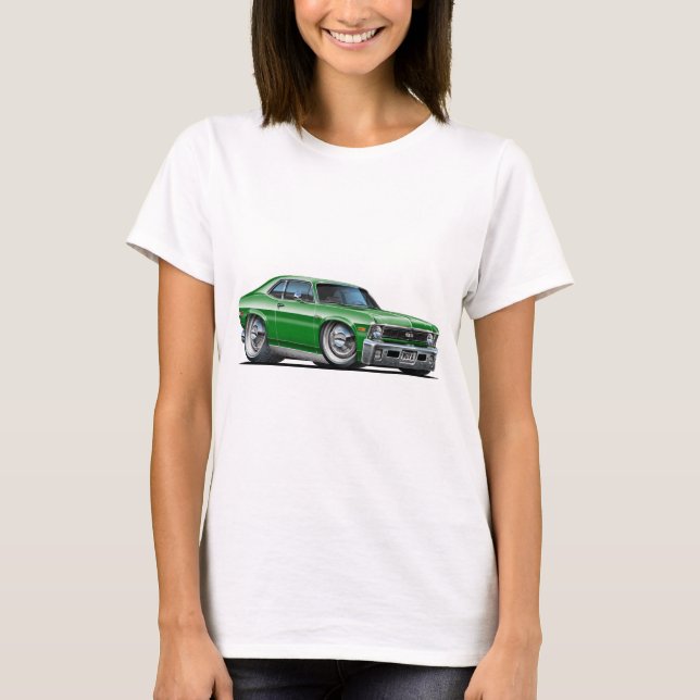 Camiseta Carro do verde da nova de Chevy (Frente)