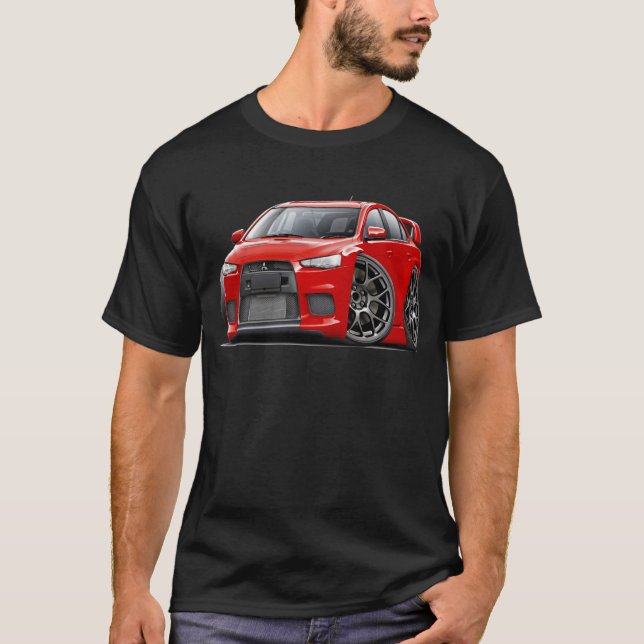 Camiseta Carro do vermelho de Evo (Frente)