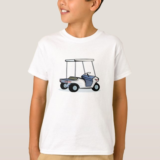 Camiseta Carro dos jogadores de golfe (Frente)