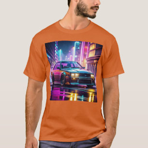 Camiseta carro drift gta 5 cyberpunk vintage