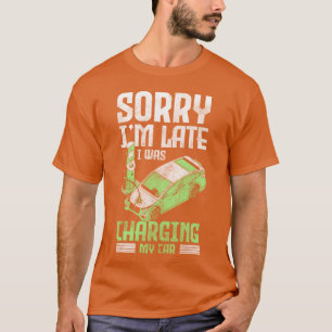 Camiseta Carro Elétrico Poder Moderno vintage