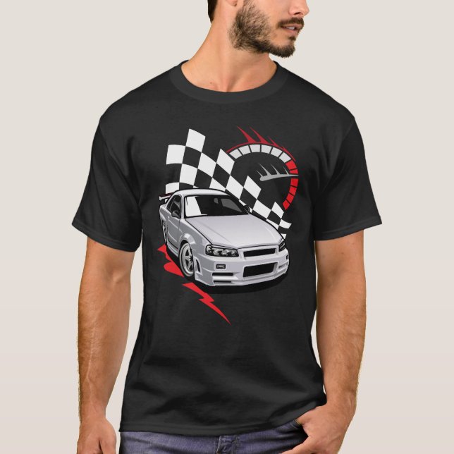 Camiseta Carro em alta velocidade (Frente)