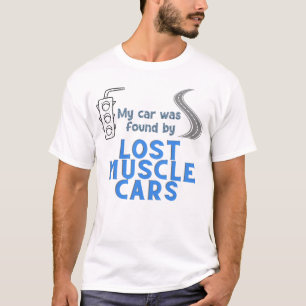 Camiseta Carro encontrado em carros musculares perdidos