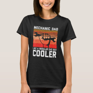 Camiseta Carro Engraçado Gráfico Mecânicos de Carros Pais d
