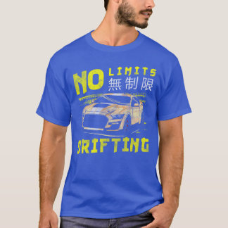 Camiseta Carro esportivo à deriva família da rua
