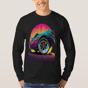 Camiseta Carro Esportivo Antigo Carro Esportivo Pop Retro
