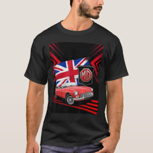 Camiseta Carro Esportivo Clássico Britânico - MG MGB Conver