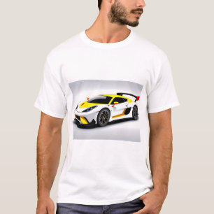 Camiseta Carro Esportivo com Design Aerodinâmico e Estética