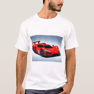 Camiseta Carro Esportivo com Design Aerodinâmico e Estética