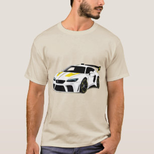 Camiseta Carro Esportivo com Design Aerodinâmico e Estética