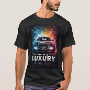 Camiseta Carro Esportivo de Luxo Neon Power Arte Grafite