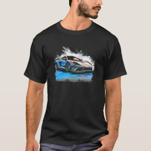 Camiseta Carro esportivo de luxo supercarro hipercarro conc