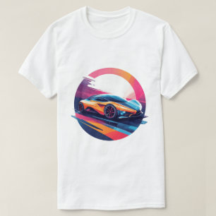 Camiseta Carro Esportivo Futurista