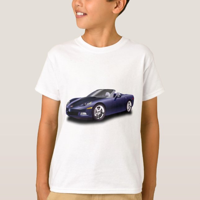 Camiseta Carro esportivo roxo (Frente)