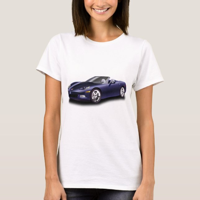 Camiseta Carro esportivo roxo (Frente)