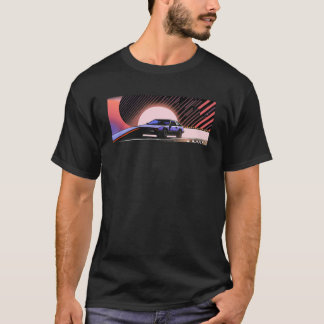 Camiseta Carro esportivo sintético desde o futuro da ficção