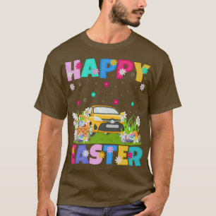 Camiseta Carro Felz pascoa Coelhinha Páscoa Carro Cony Domi