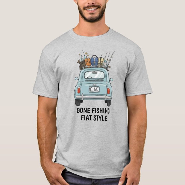 Camiseta Carro Fiat de Pesca  (Frente)