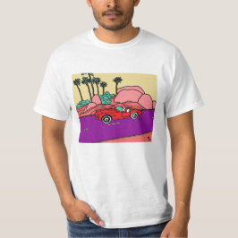 Camiseta Carro Funky na Praia Road