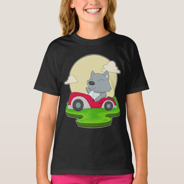 Camiseta Carro Gato (Frente)