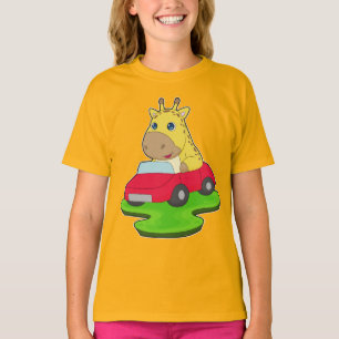 Camiseta Carro Girafa
