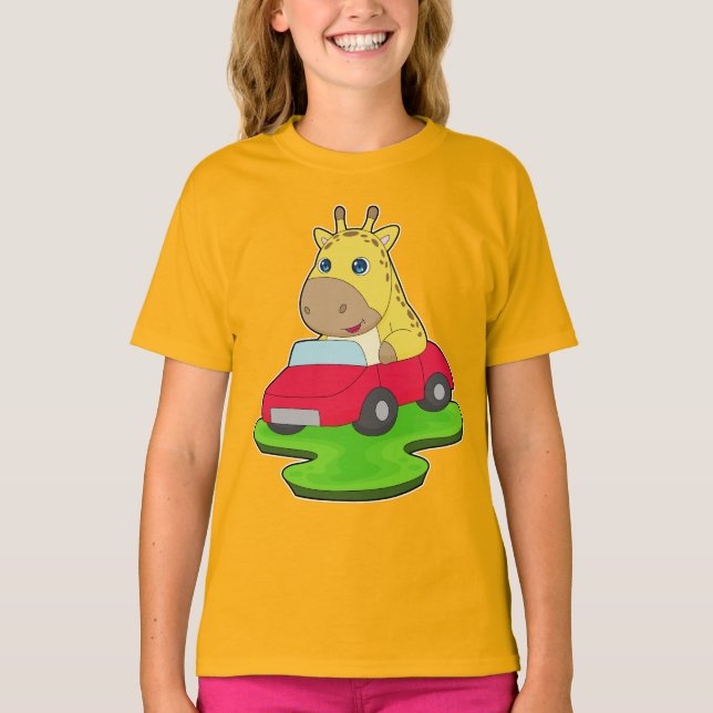 Camiseta Carro Girafa (Frente)
