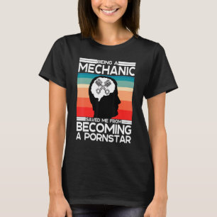 Camiseta Carro mecânico de garagem a diesel presente em adu