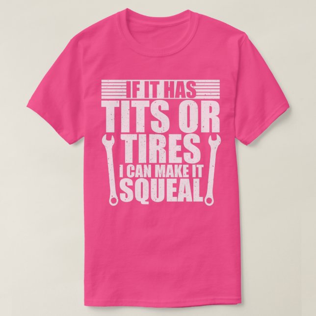 Camiseta Carro Mecânico Mecânico Engraçado Automotivo Ga (Frente do Design)