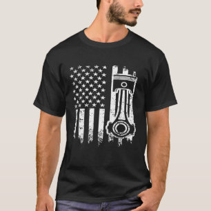 Camiseta Carro Mecânico Pavilhão Americano Que Adoro Repara