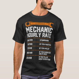 Camiseta Carro Motociclismo Mecânico Mão-de-Obra