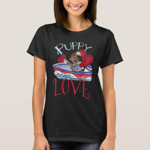 Camiseta Carro-motor Cachorro Cachorro Cachorro Puppy Amor