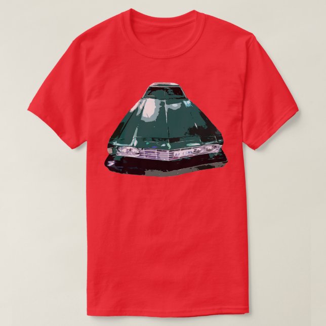 Camiseta carro muscular americano (Frente do Design)